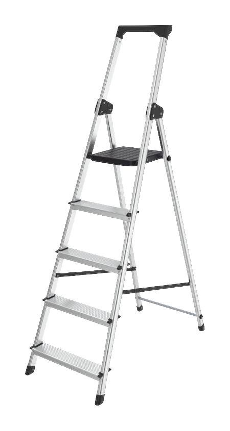 Haushaltsleiter Aluminium B/H/L: ca. 44,3x159,5x97,8 cm