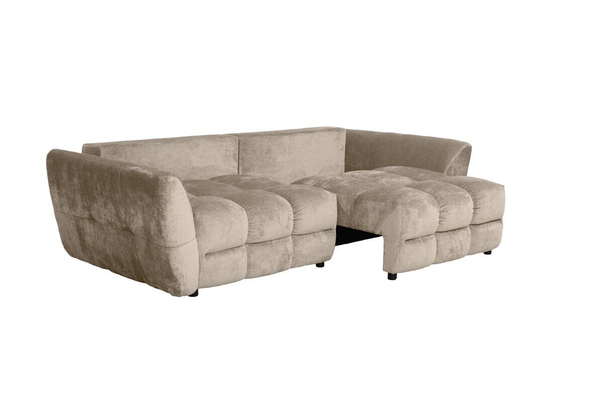 Big Sofa Moma Greige Microfaser B/H/T: ca. 250x97x120 cm