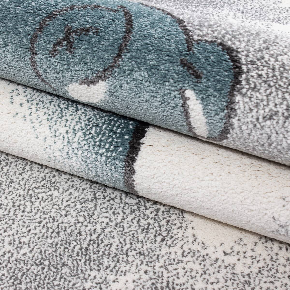 Ayyildiz Teppich KIDS blau B/L: ca. 160x230 cm