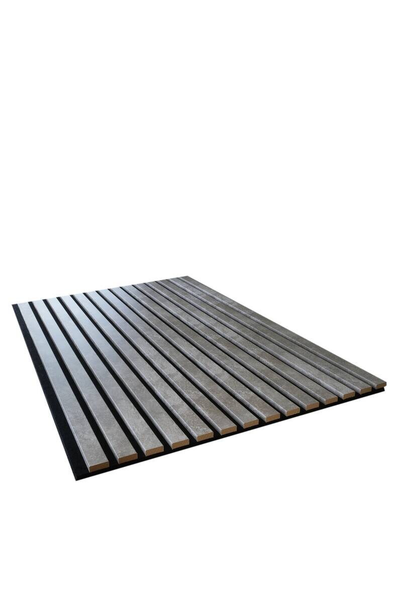 Akustikpaneel Travertin grau L/B/H: ca. 1,9x56,1x240 cm pro Stück