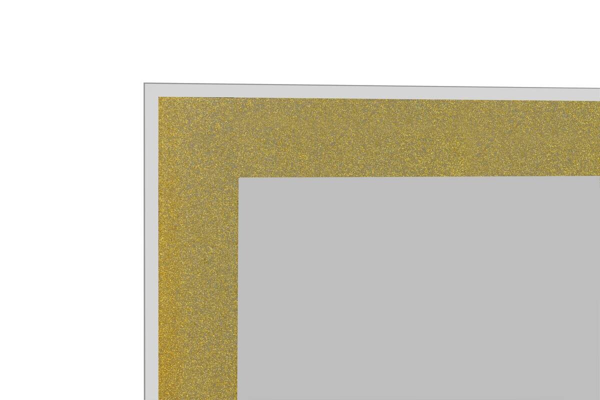 Digitaldruckspiegel Alina gold glitzernd B/H: ca. 50x140 cm
