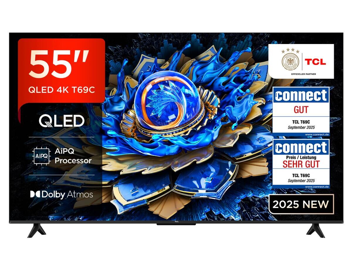 TCL LED-Fernseher 55T69CX1 B/H: ca. 123x75 cm