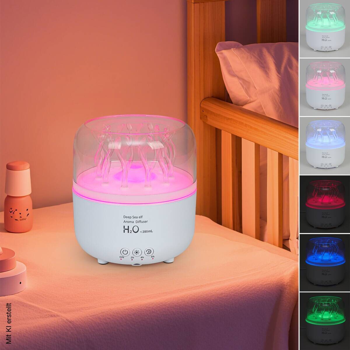 Nolo LED-Dekoleuchte Water H/D: ca. 14,5x13 cm
