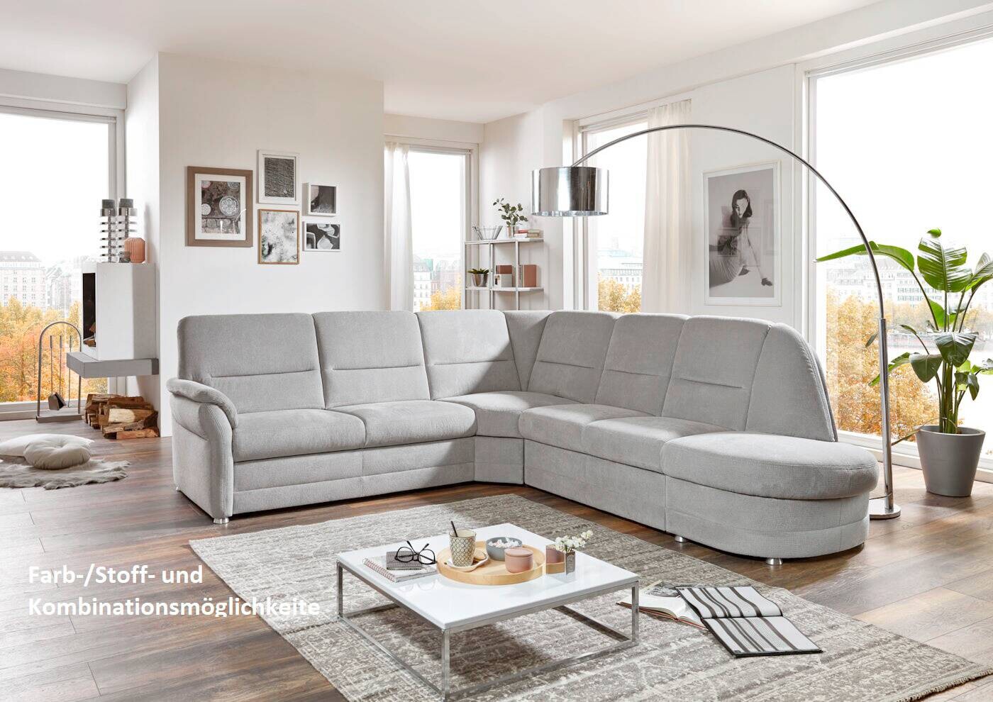 Wohnlandschaft Topasplan Q+ B/T: ca. 228x160 cm