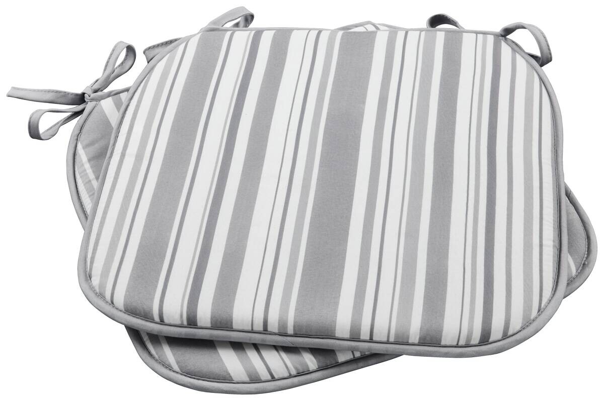 POCOline Stuhlkissen grau 100% Polyester B/L/S: ca. 38x38x1 cm