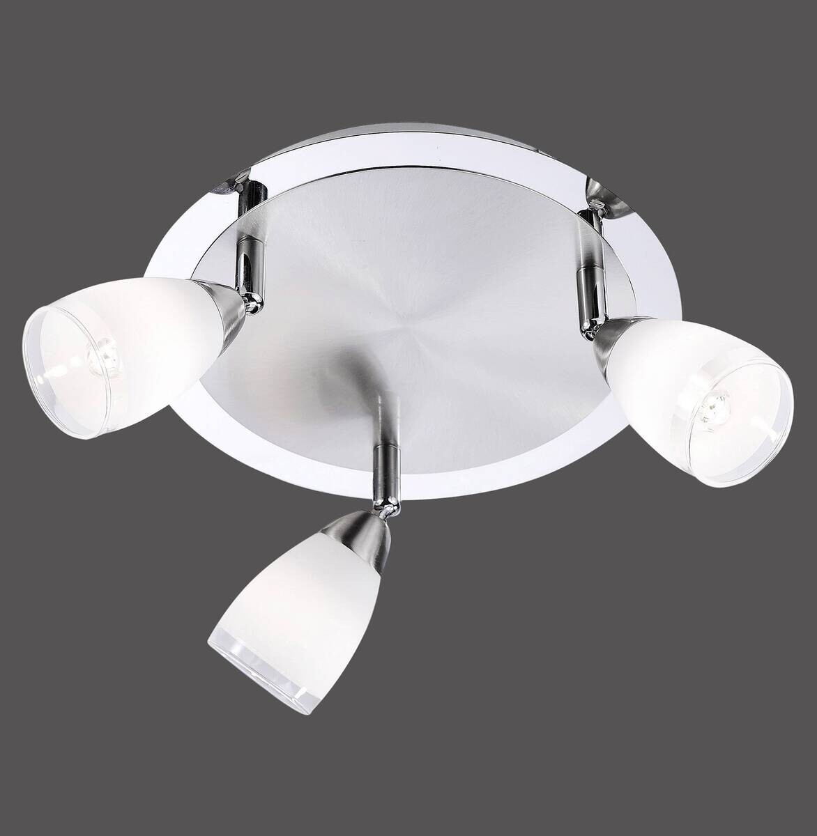 Just Light LED-Deckenleuchte Vino weiß Stahl B/H/L: ca. 24x16x24 cm G9 3 Brennstellen