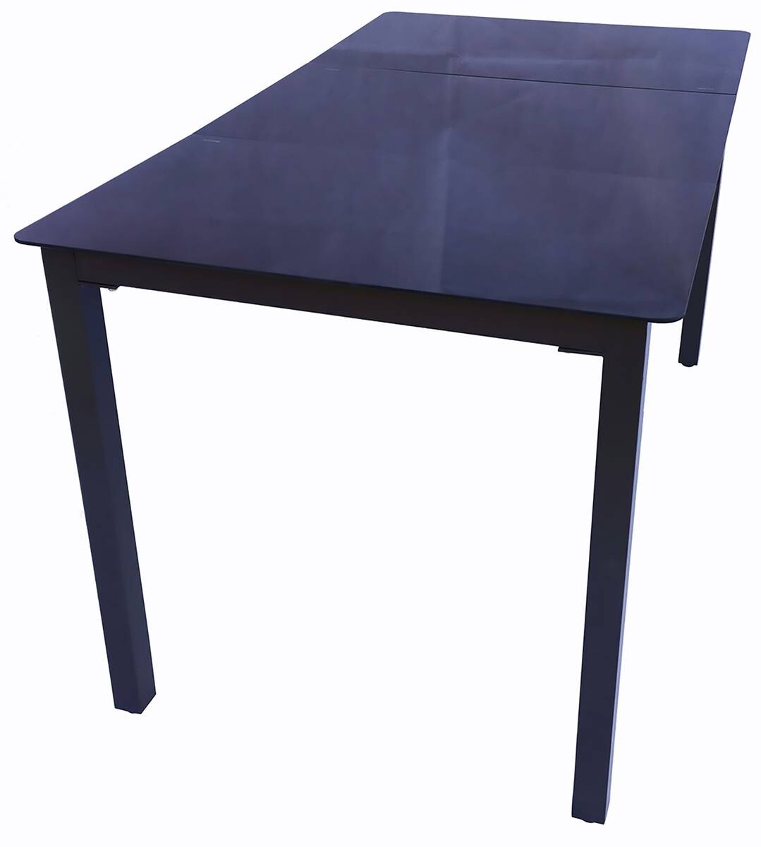 VCM Gartensitzgruppe anthrazit Stahl B/H/T: ca. 140x76x80 cm