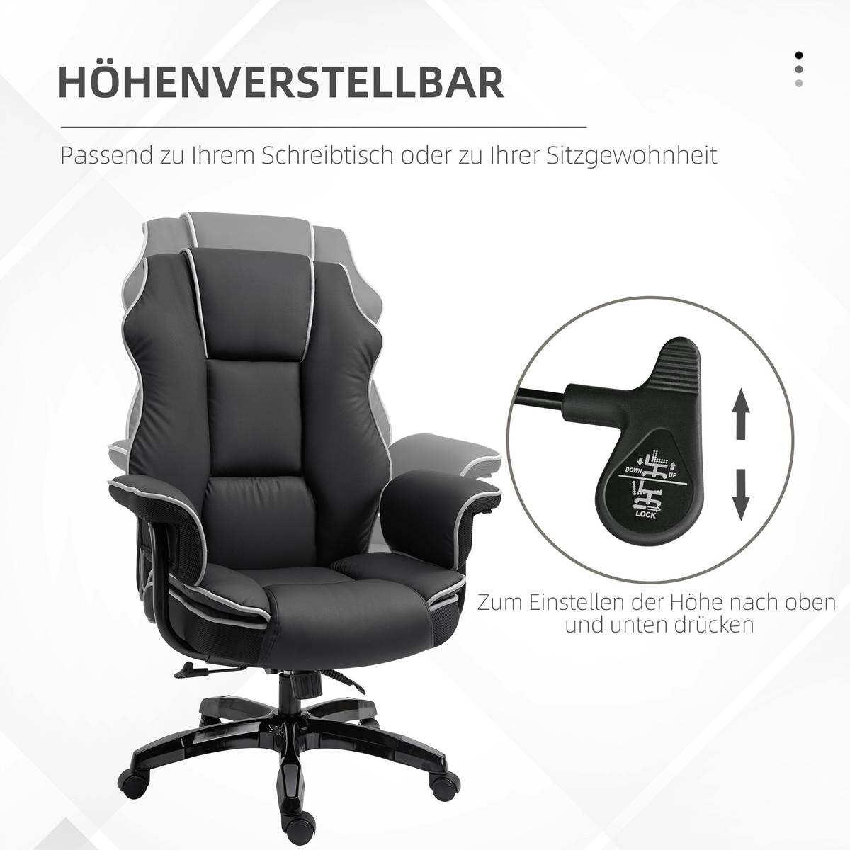 Drehstuhl 921-349 schwarz