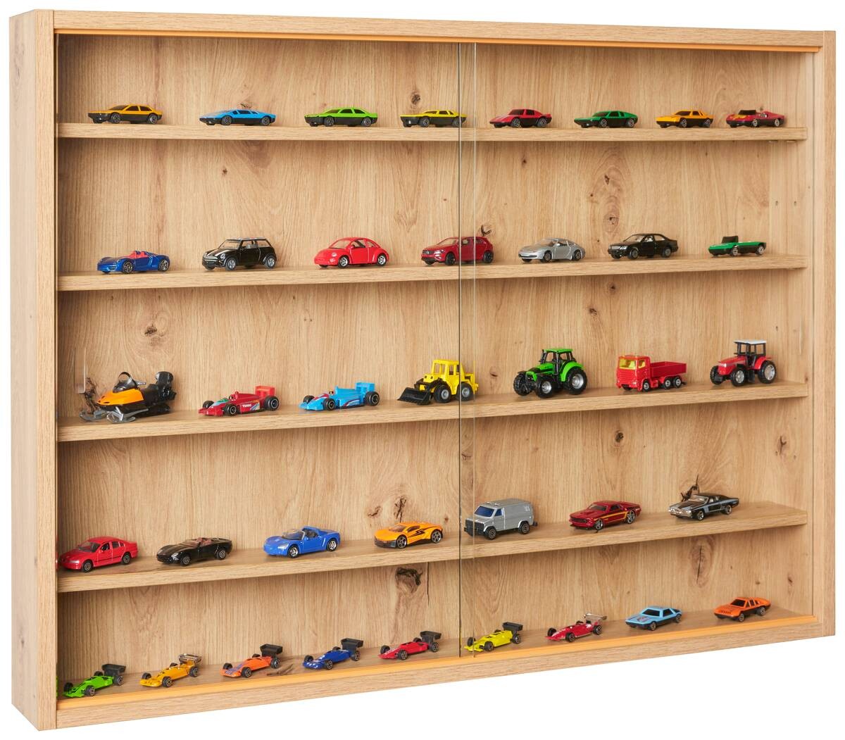 Sammelvitrine Artisario Eiche Artisan Nachbildung B/H/T: ca. 80x60x9,5 cm