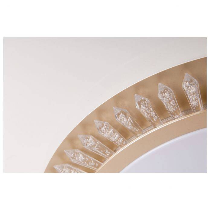 Näve Leuchten LED Deckenleuchte NV1381158 gold Eisen Acryl H/D: ca. 7x48 cm null 2 Brennstellen