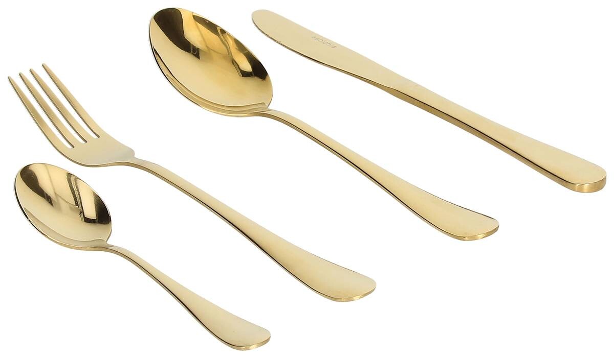 TOGNANA Besteckset Antony Golden gold Edelstahl 24 tlg.