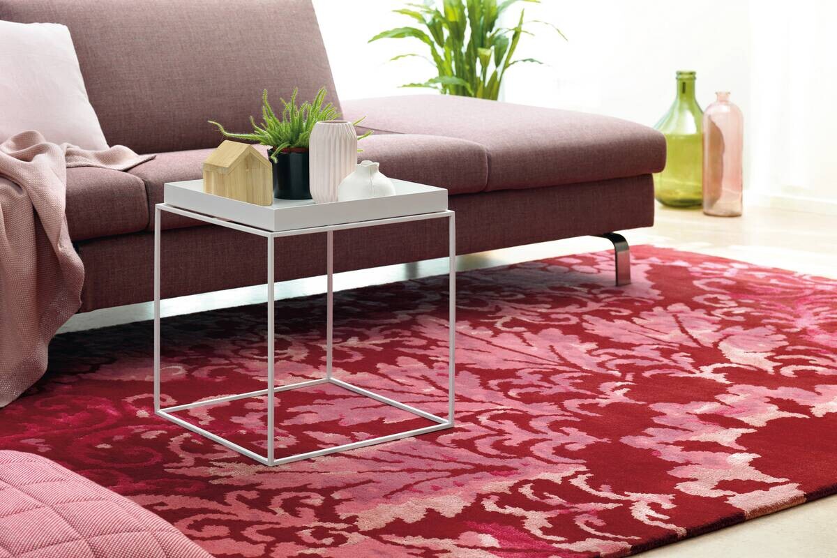 Arte Espina Kurzflorteppich Satin 8061 rot B/L: ca. 170x240 cm