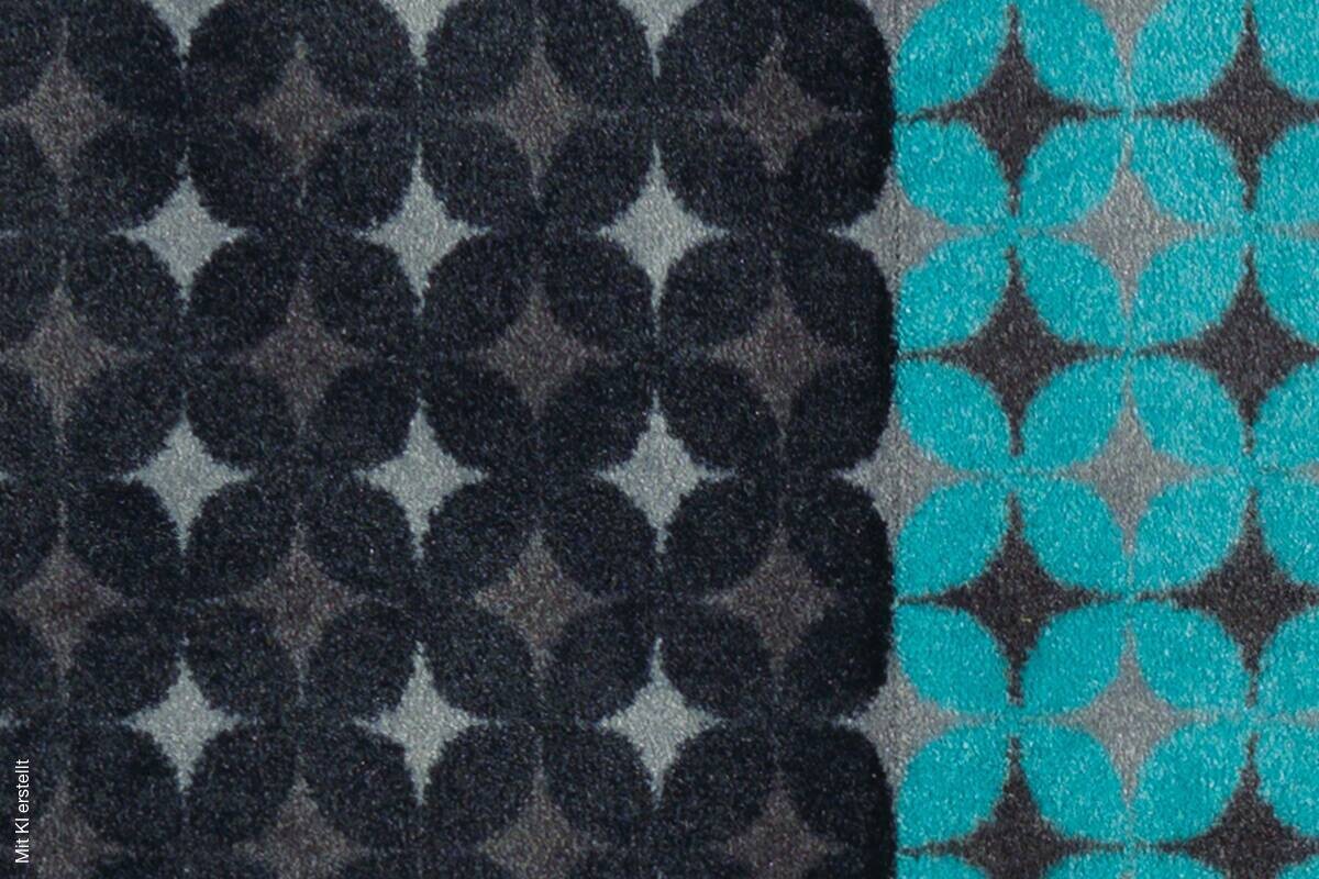 Arte Espina Kurzflorteppich Living Mat 50 blau B/L: ca. 64x168 cm