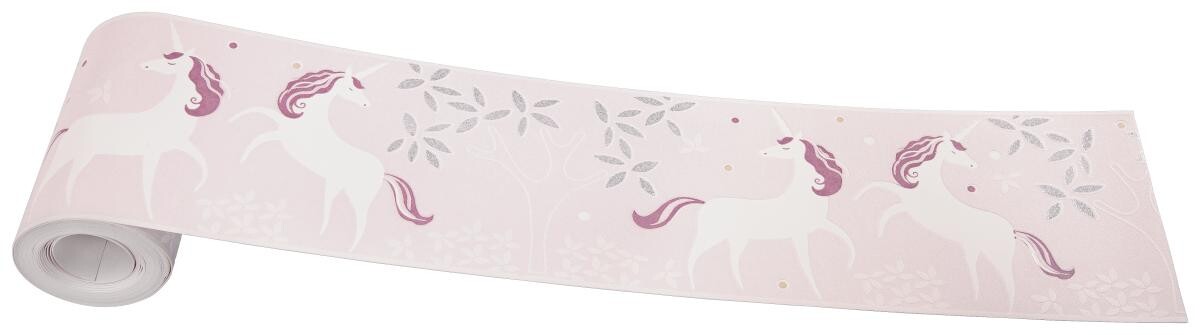 Borte Einhorn rosa B/L: ca. 13x500 cm