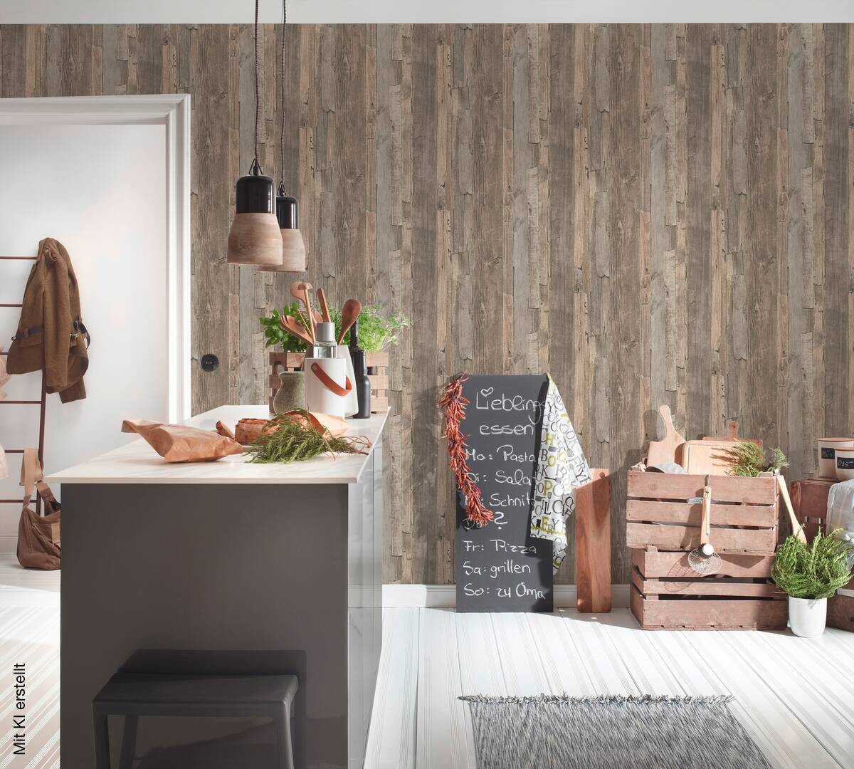 A.S.Creation Vliestapete braun beige B/H/D: ca. 53x1005x9 cm