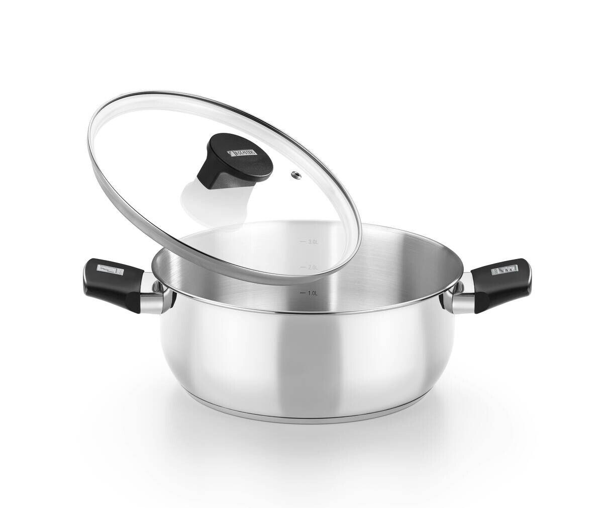 Monix Topfset Elite silber Edelstahl 7 tlg.