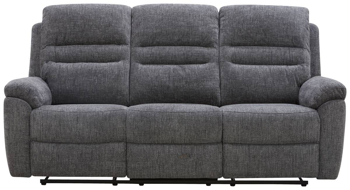 Sofa 3-2-1 KW 2028 dunkelgrau Microfaser