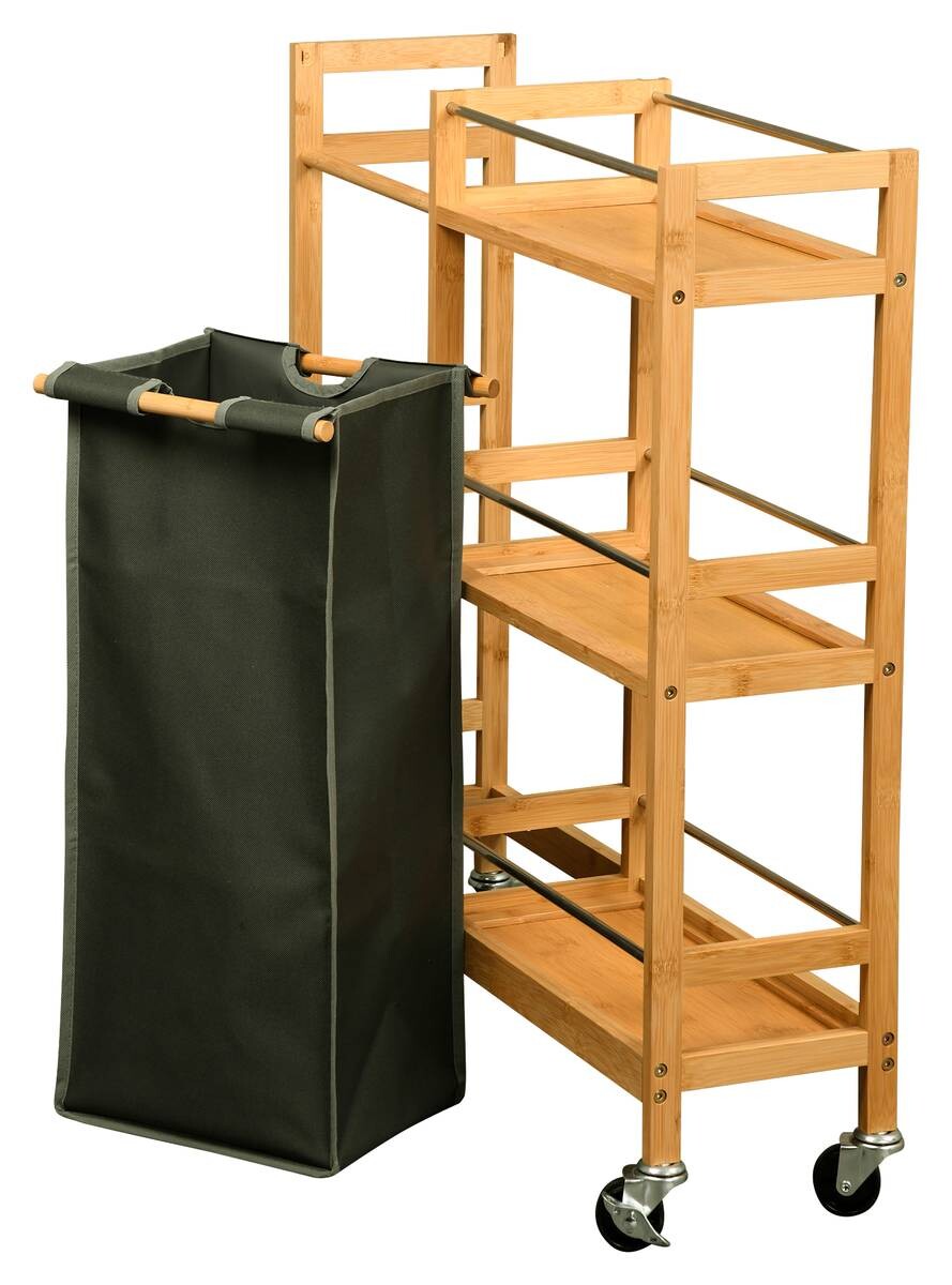 Kesper Nischenregal natur Bambus B/H/L: ca. 20x74x68 cm