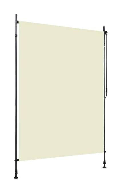 vidaXL Senkrechtmarkise creme B/H: ca. 150x270 cm