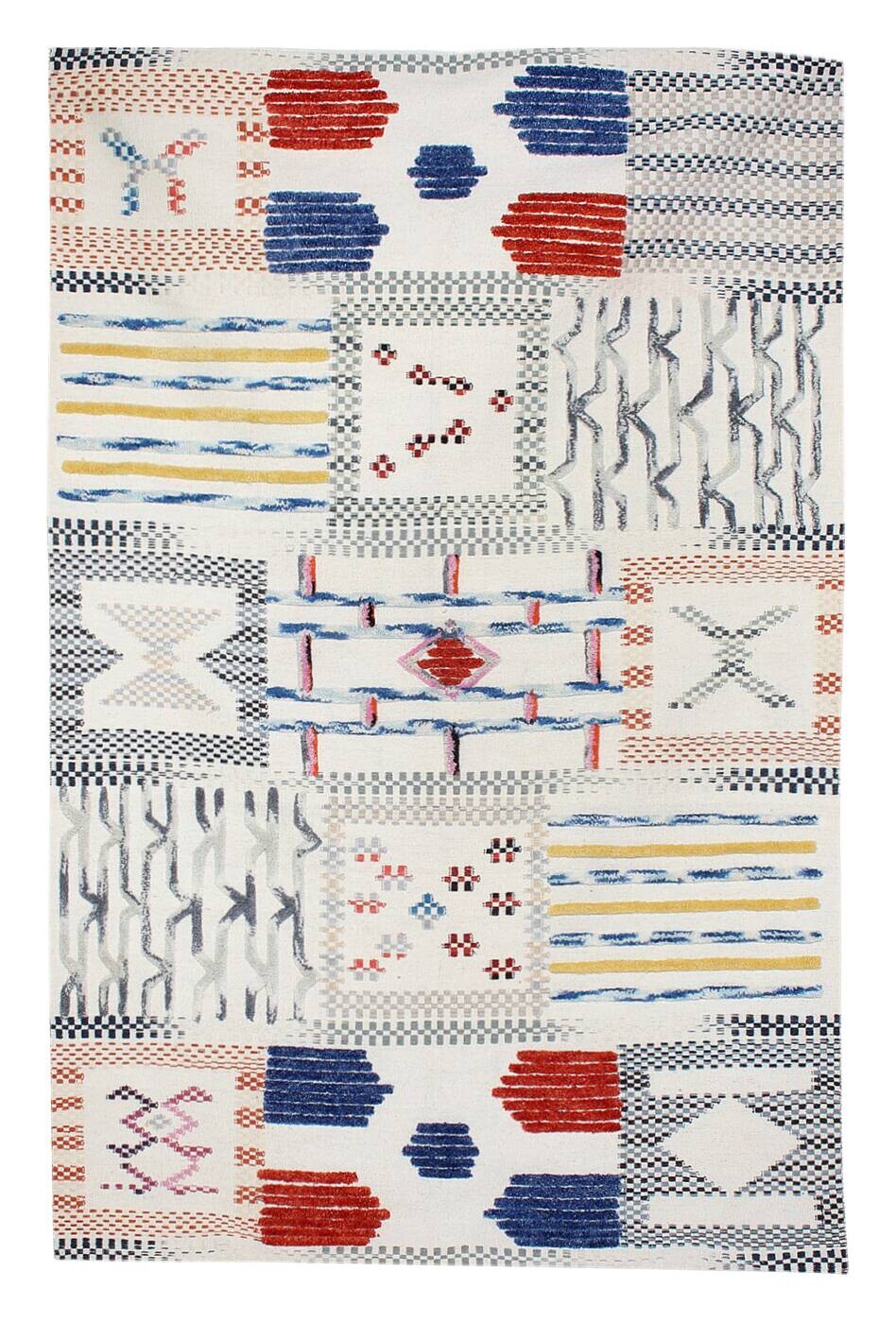 Kayoom Kurzflorteppich Empire 110 elfenbein B/L: ca. 200x290 cm