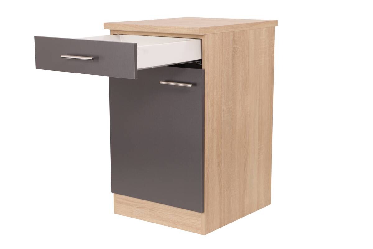 Unterschrank Merle grau B/H/T: ca. 50x85x60 cm