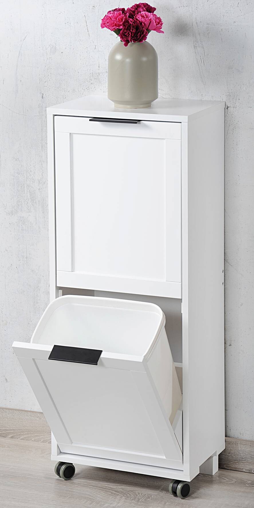 Kesper Universalschrank weiß Spanplatte B/H/T: ca. 35x89x23 cm