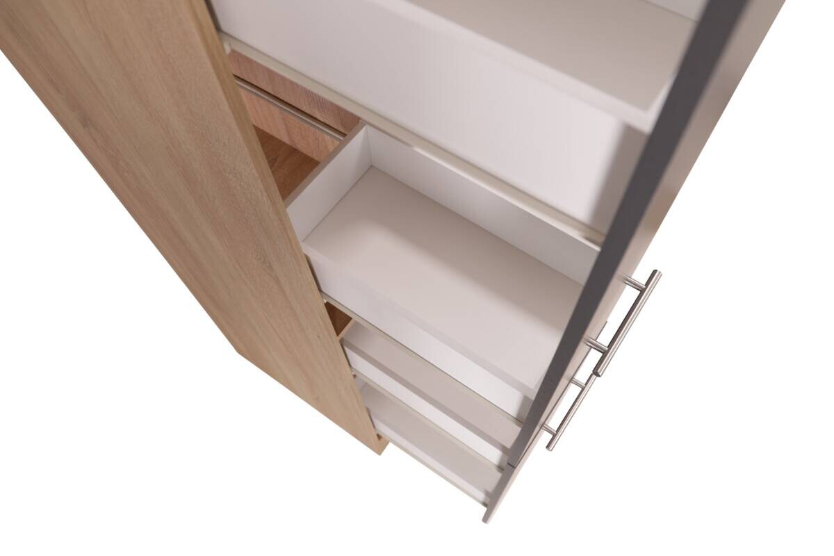Apothekerschrank Merle grau B/H/T: ca. 30x200x60 cm