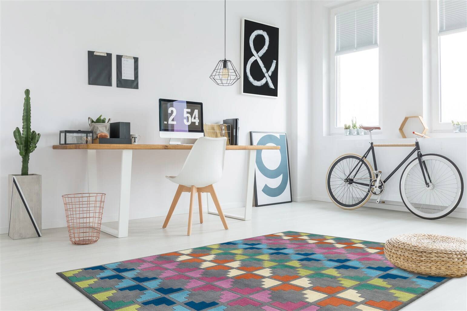 Arte Espina Kurzflorteppich Cristal 8019 mehrfarbig B/L: ca. 200x300 cm