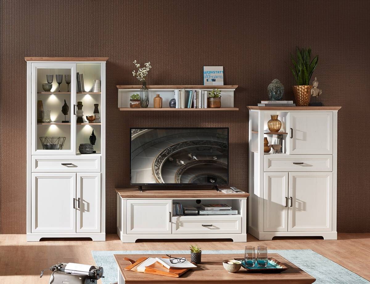 Wandboard Jasmin Eiche Artisan Nachbildung Pinie Nachbildung B/H/T: ca. 142x29x20 cm