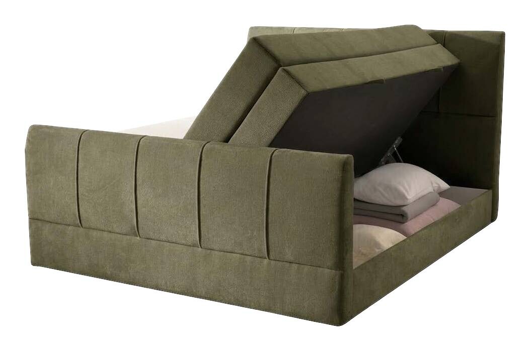 Boxspringbett Harmony olive Liegefläche B/L: ca. 160x200 cm