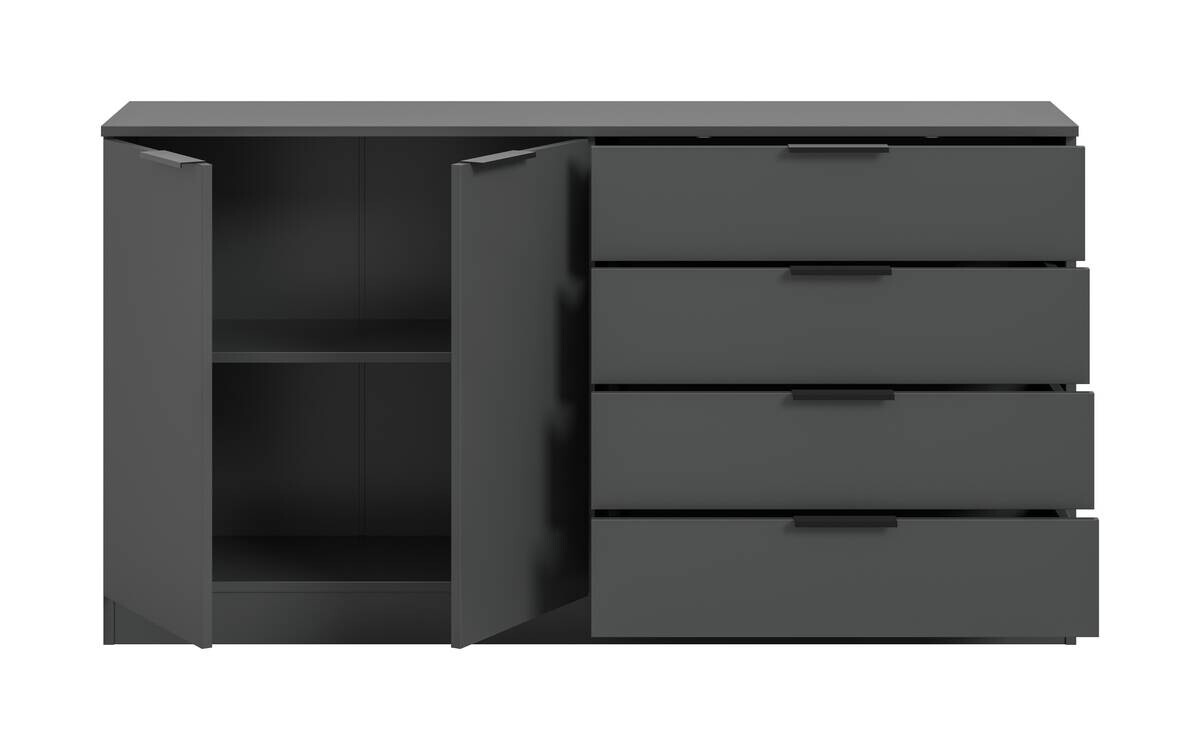 Kommode KOPENHAGEN anthrazit B/H/T: ca. 148x79x35 cm