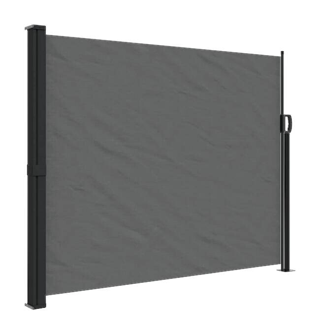 vidaXL Seitenmarkise anthrazit B/T/L: ca. 160x600x600 cm