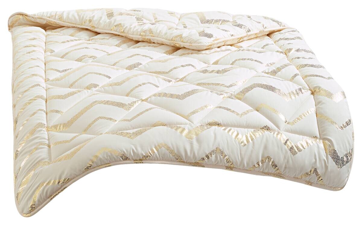 Steppbett natur 100% Polyester B/L: ca. 135x200 cm