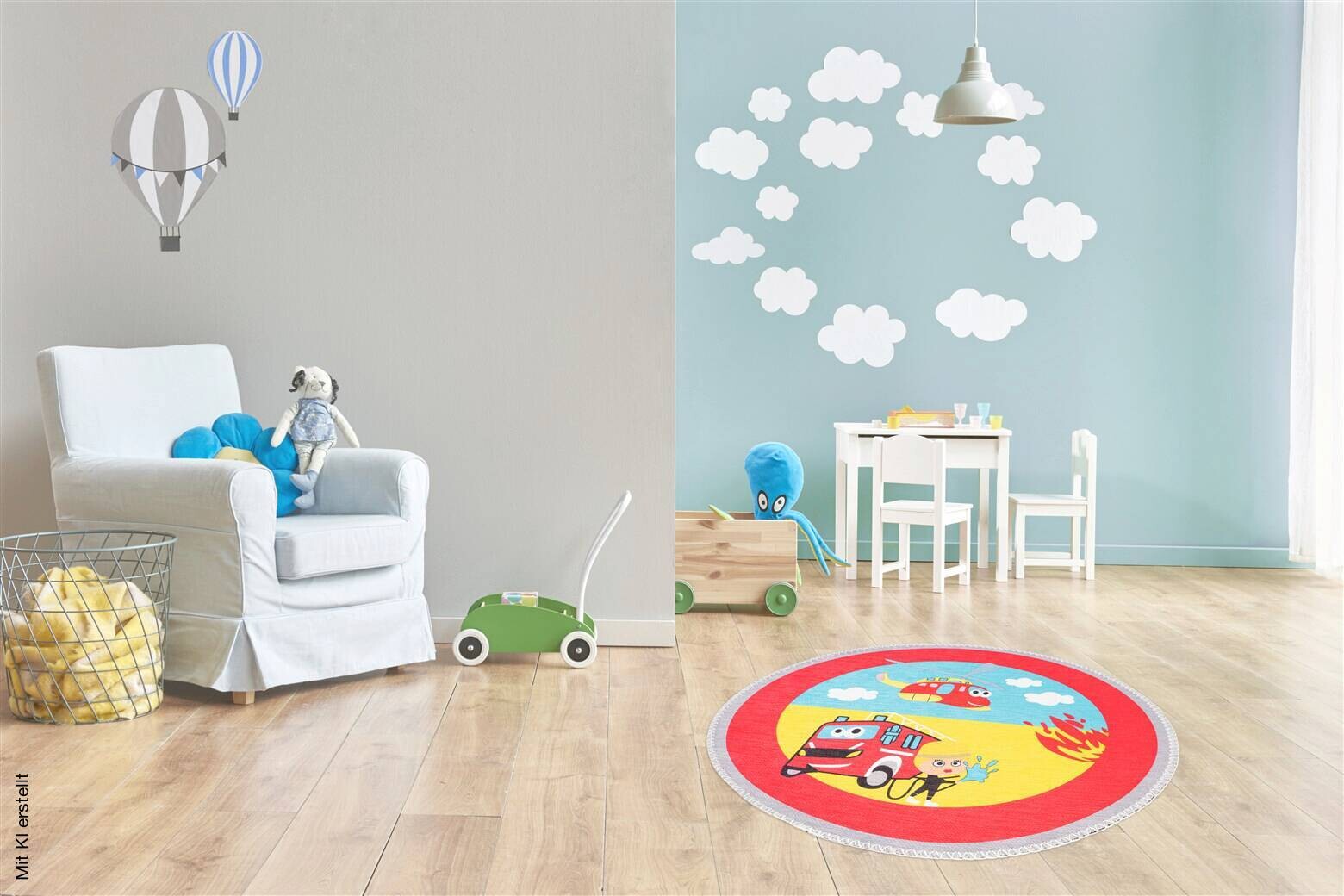 Arte Espina Flachflorteppich Playground 425 mehrfarbig D: ca. 160 cm