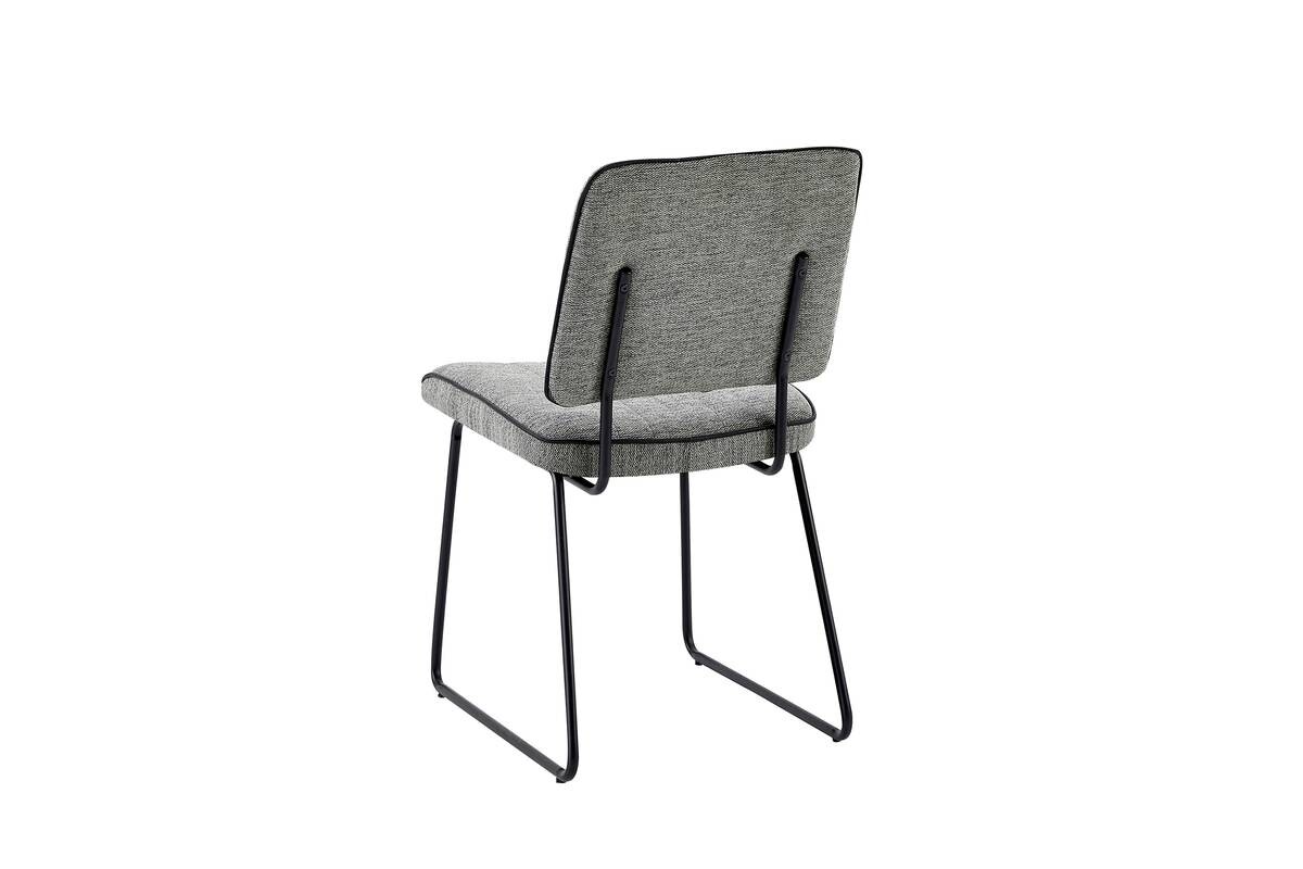 Stuhl LIAM 4er-Set grau B/H/T: ca. 45x83x61 cm