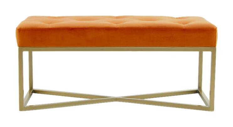 Sitzbank Diaz 101 orange B/H/T: ca. 40x40x90 cm