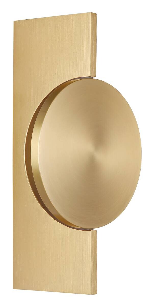 GLOBO LED-Wandleuchte messing Aluminium Metall B/H: ca. 15x28 cm 1 Brennstellen