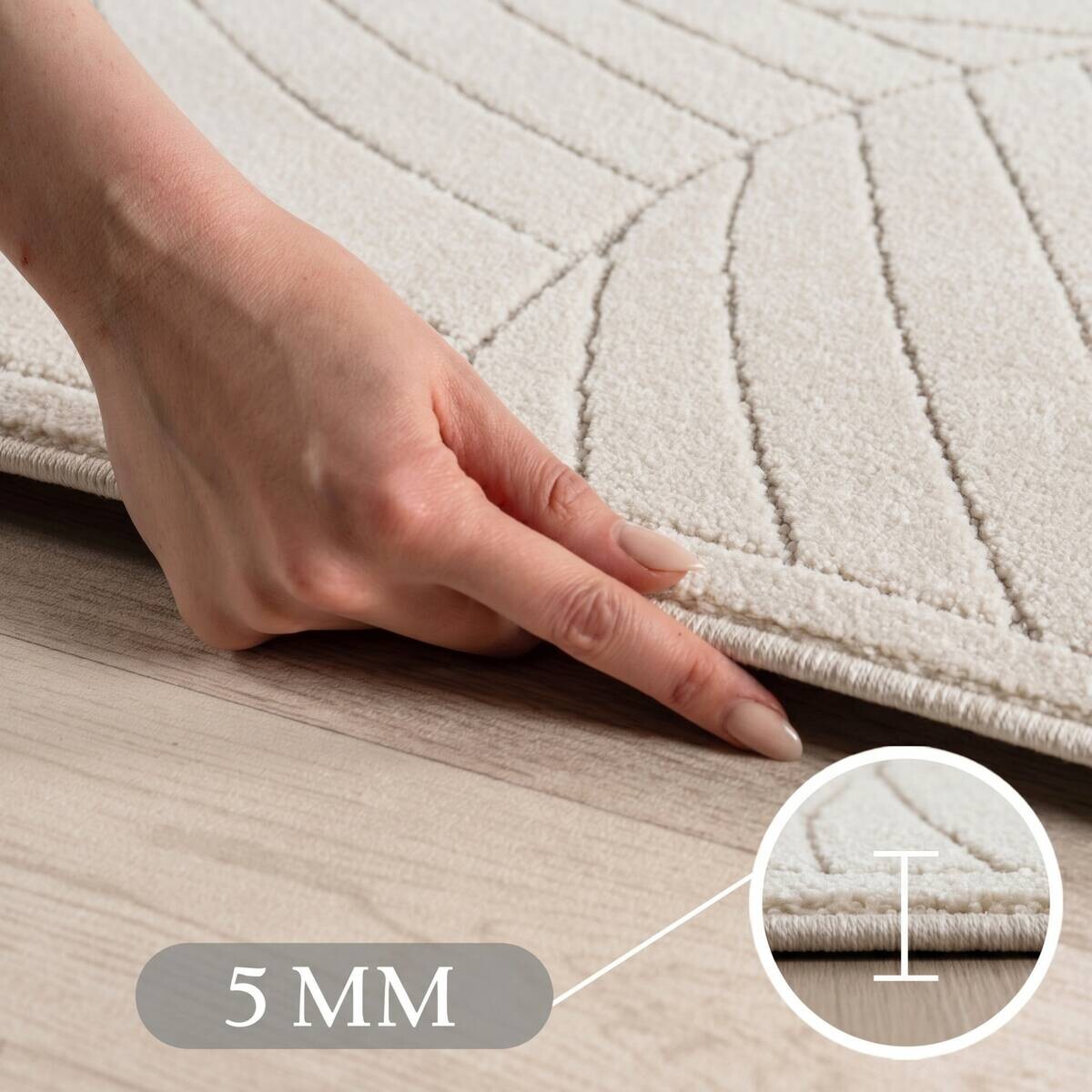 Ayyildiz Flachwebteppich NOVA creme B/L: ca. 160x230 cm