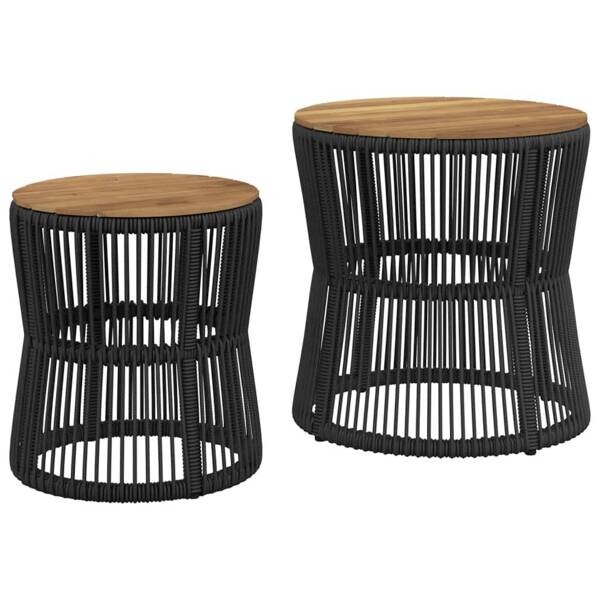 vidaXL Beistelltisch braun Akazie H: ca. 50 cm