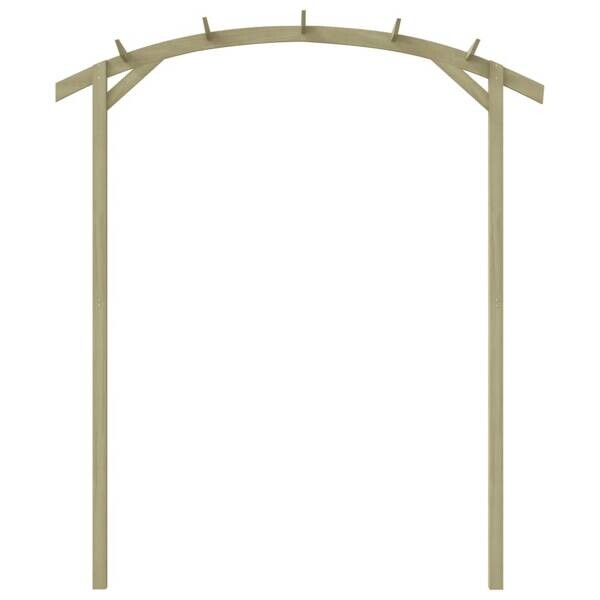 Pergola grün B/H/L: ca. 210x40x180 cm