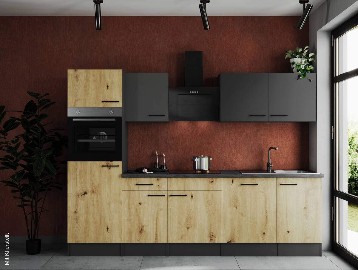 Küchenblock Oliver B/H/T: ca. 280x205x60 cm