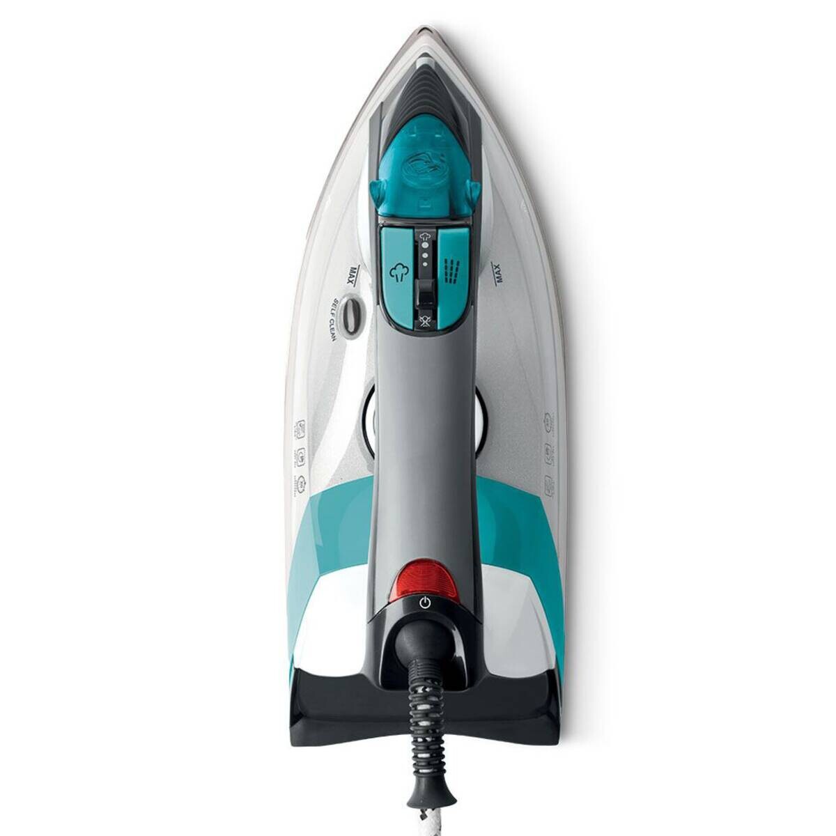 Polti Polti Dampfbügelautomat QC110 türkis weiß Edelstahl B/H/L: ca. 28,7x14,4x28,7 cm