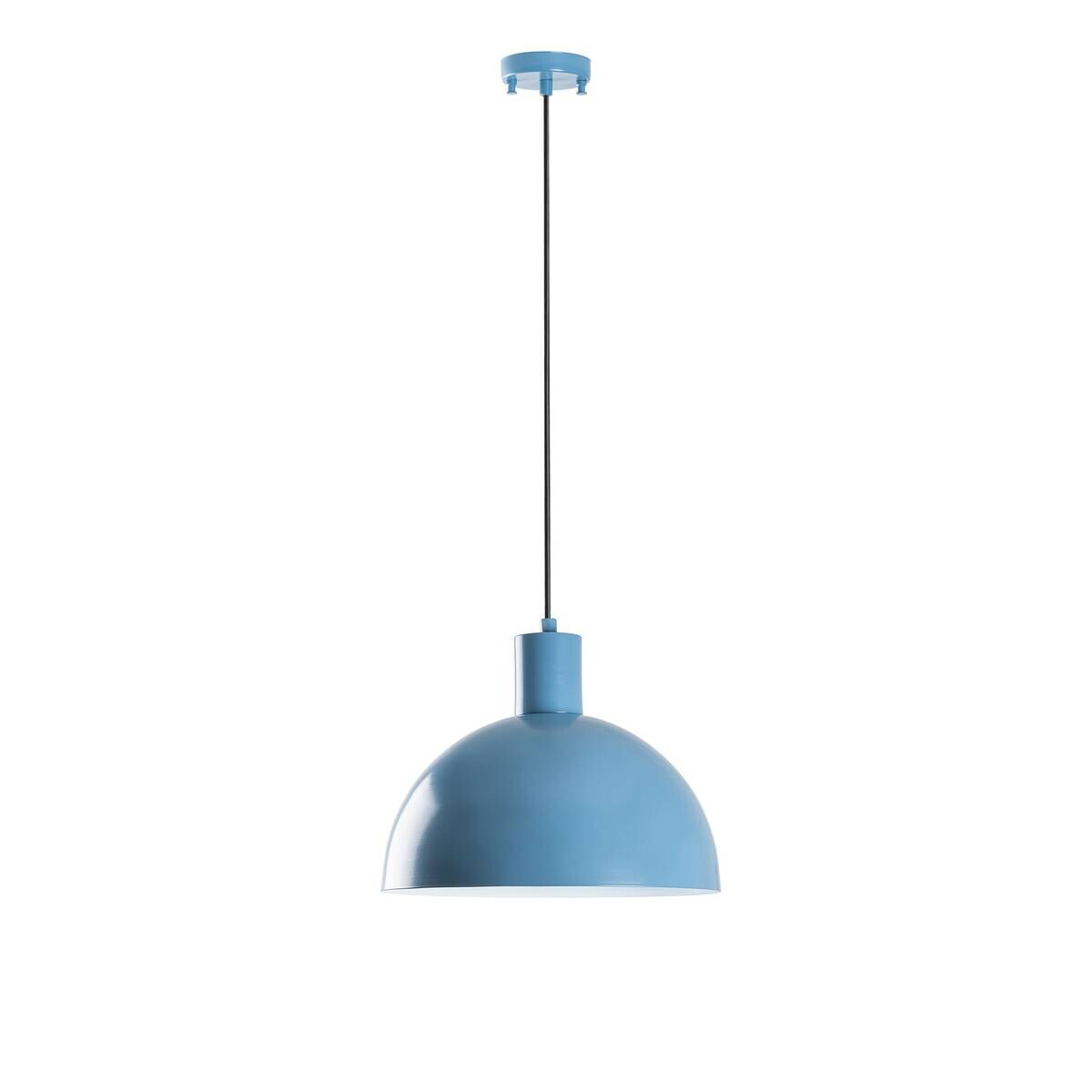 Opviq Pendelleuchte blau B/H/T: ca. 30x117x30 cm E27 1 Brennstellen