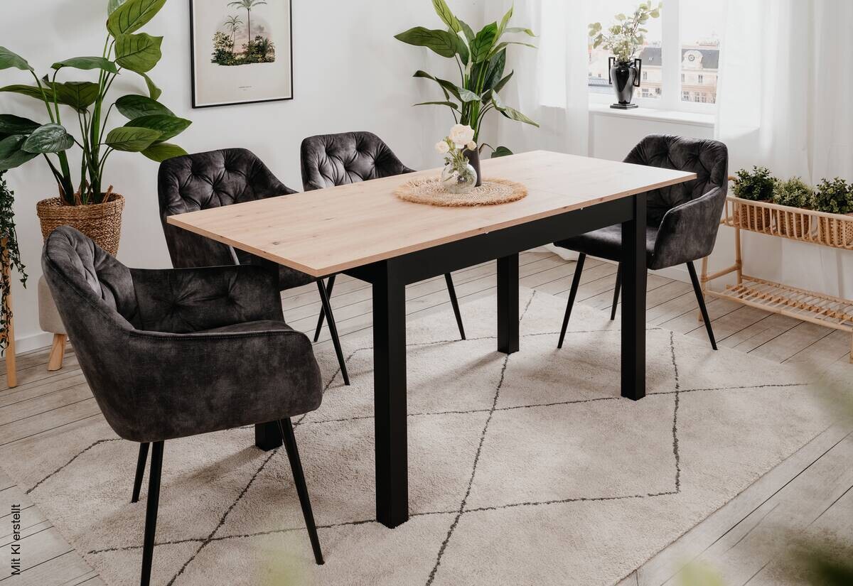 Esstisch Coburg Artisan Oak Nachbildung B/H/T: ca. 120x77x70 cm