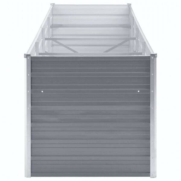 Hochbeet grau Stahl B/H/L: ca. 80x77x320 cm