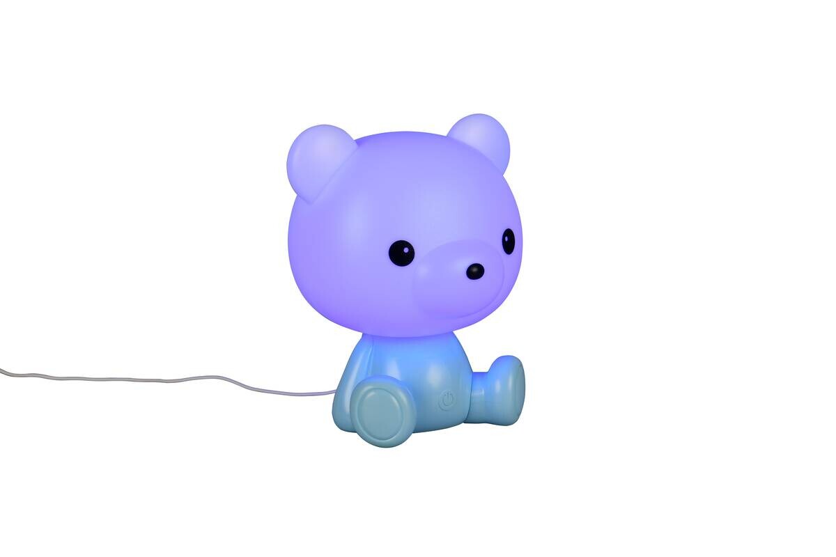 Reality LED Tischleuchte CUTIE blau Kunststoff B/H/T: ca. 21x25,5x19 cm 1 Brennstellen