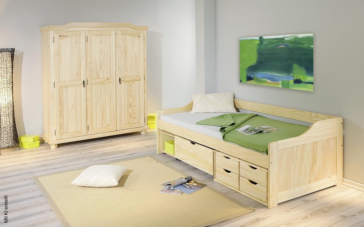 Kleiderschrank Bern natur B/H/T: ca. 150x180x56 cm