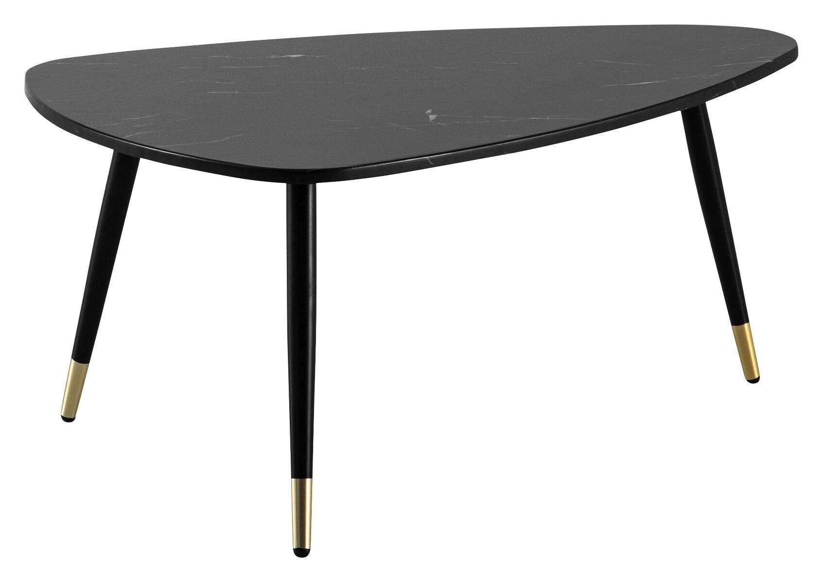 Couchtisch schwarz Marmor Optik B/H/T: ca. 90x41x60 cm