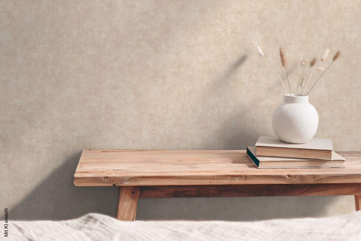 A.S.Creation Vliestapete creme B/H/D: ca. 53x1005x8,6 cm