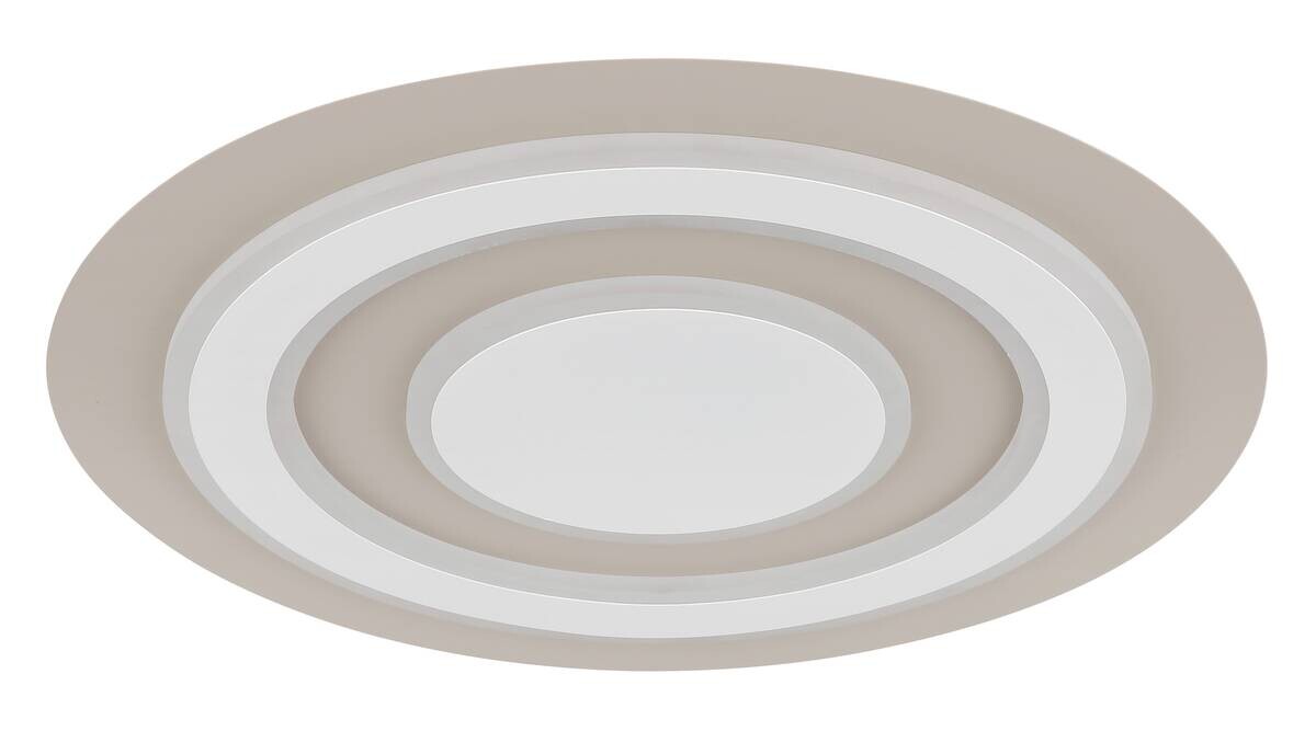 GLOBO Deckenleuchte weiß sand Opal Metall Acryl H/D: ca. 43x48 cm